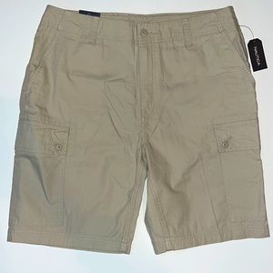 Nautica Cargo Shorts Size 34 Waist Color: It’s True Stone NWT